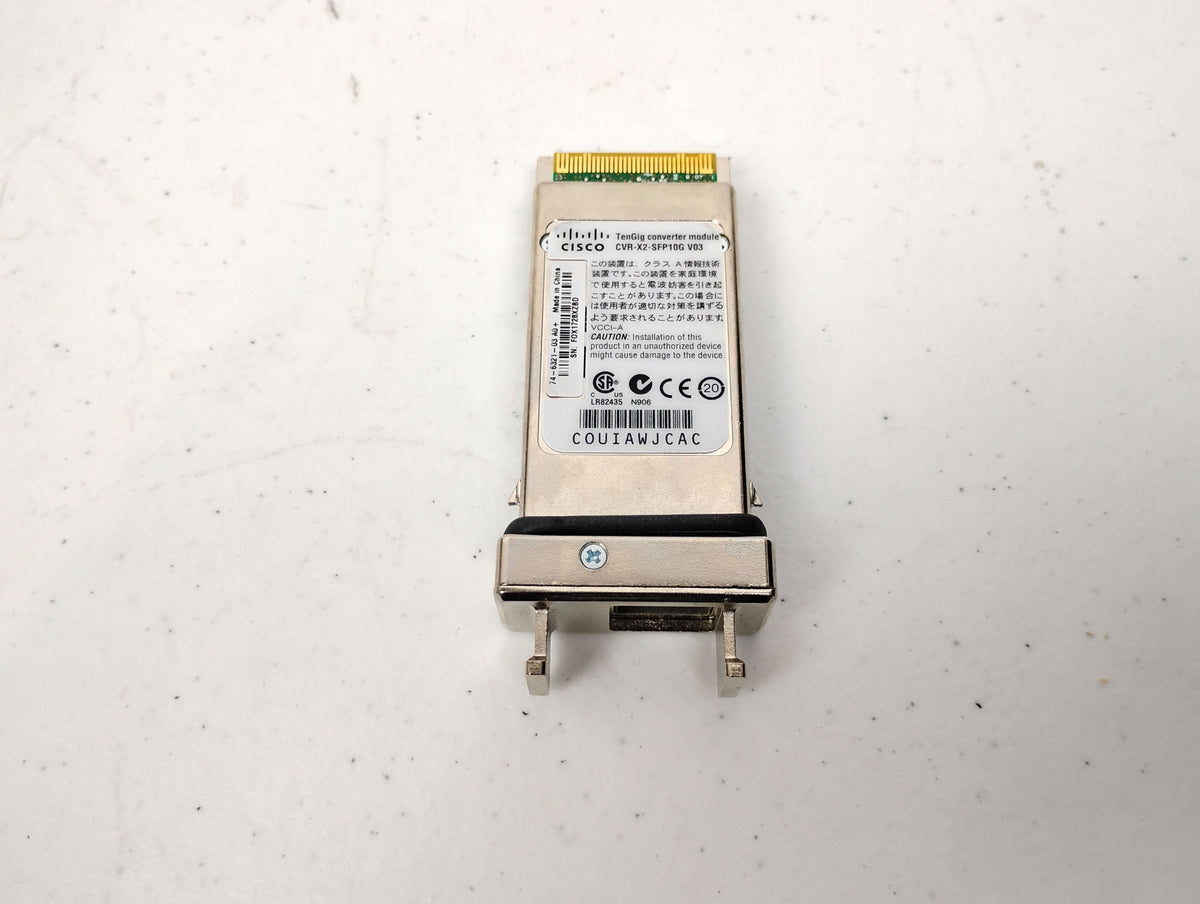 Cisco CVR-X2-SFP10G X2 to SFP+ Converter Module