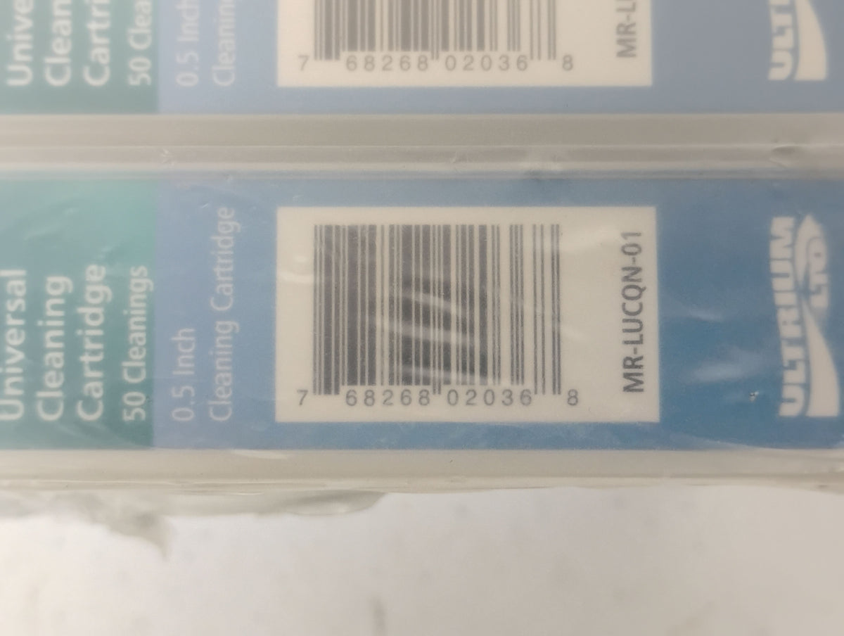 Quantum MR-LUCQN-01 Ultrium Universal Cleaning Cartridge 5x50 | 250 Cleanings Total
