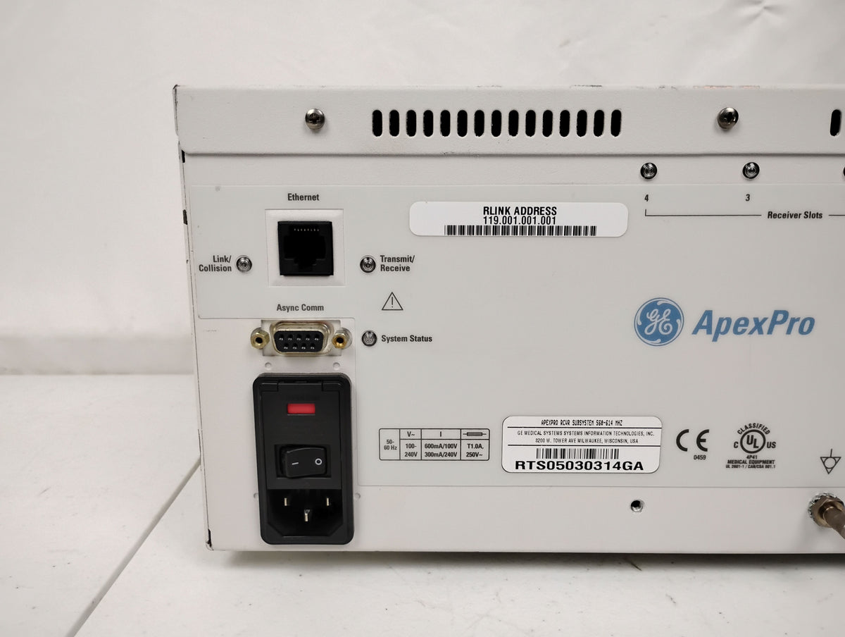 GE Apex Pro RCVR Sub System 560-614 Mhz Telemetry Console