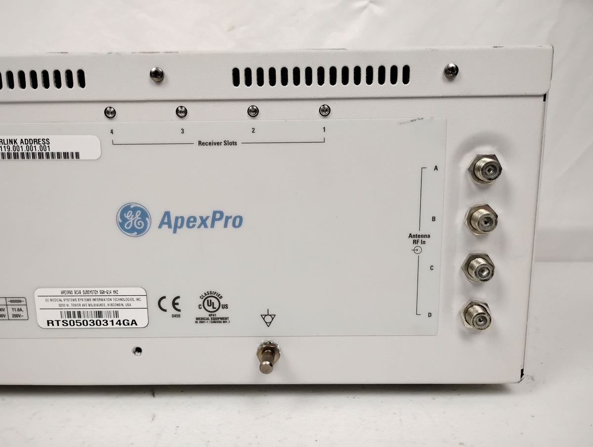 GE Apex Pro RCVR Sub System 560-614 Mhz Telemetry Console