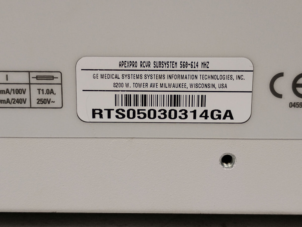 GE Apex Pro RCVR Sub System 560-614 Mhz Telemetry Console