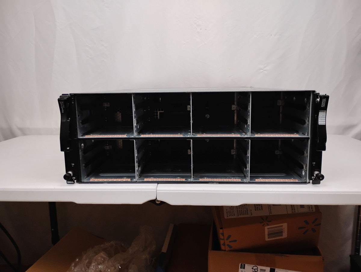 Dell Equallogic PS6110 ISCSI 24 Bay 3.5" SAN Storage System | SHIPPING DAMAGE |  No HDD or Caddies