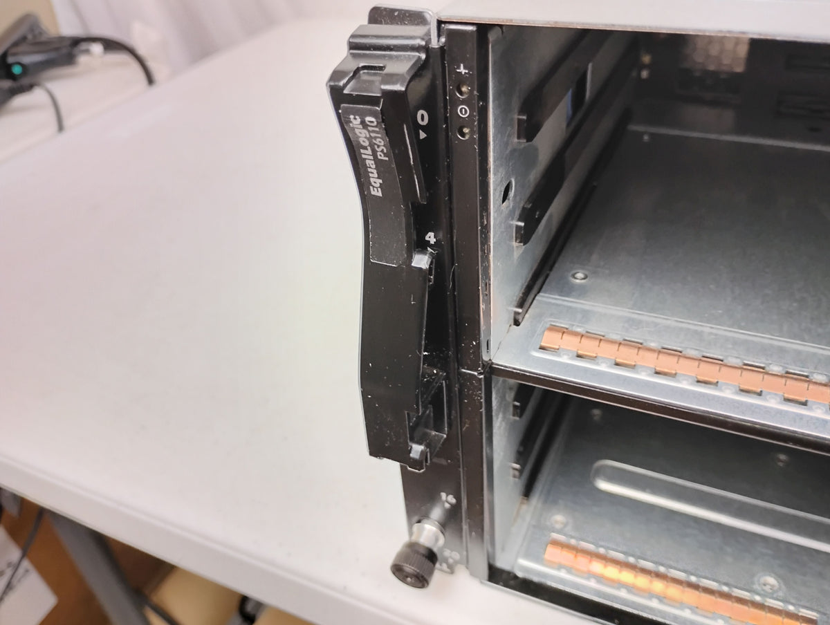 Dell Equallogic PS6110 ISCSI 24 Bay 3.5" SAN Storage System | SHIPPING DAMAGE |  No HDD or Caddies