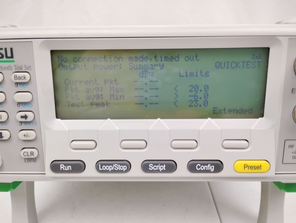 Anritsu MT8852B Bluetooth Audio Test Set | Option 041