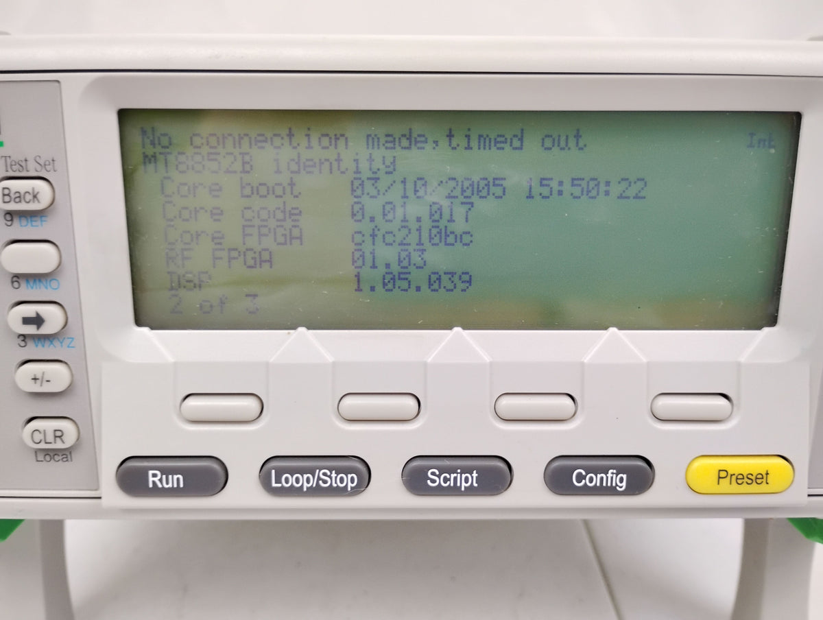 Anritsu MT8852B Bluetooth Audio Test Set | Option 041