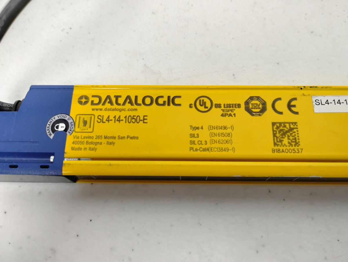 Datalogic SL4-14-1050-E SLIM Safety Light Curtain | 14mm Resolution | 1050mm Height