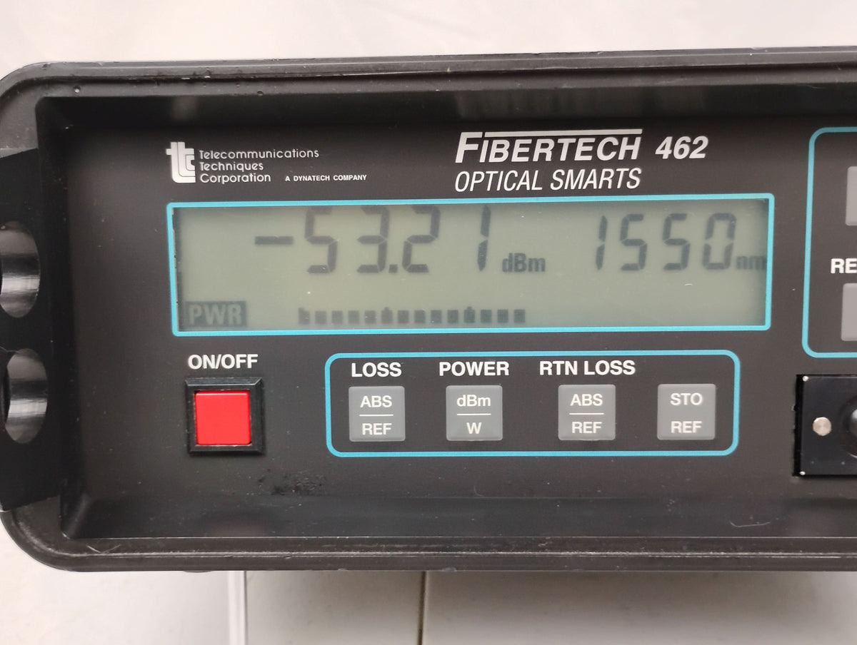 Fibertech 462 Optical Smarts 1A 250V Fiber Test Equipment