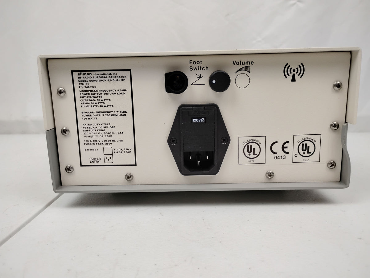 Ellman Surgitron 4.0 Dual RF 120 IEC