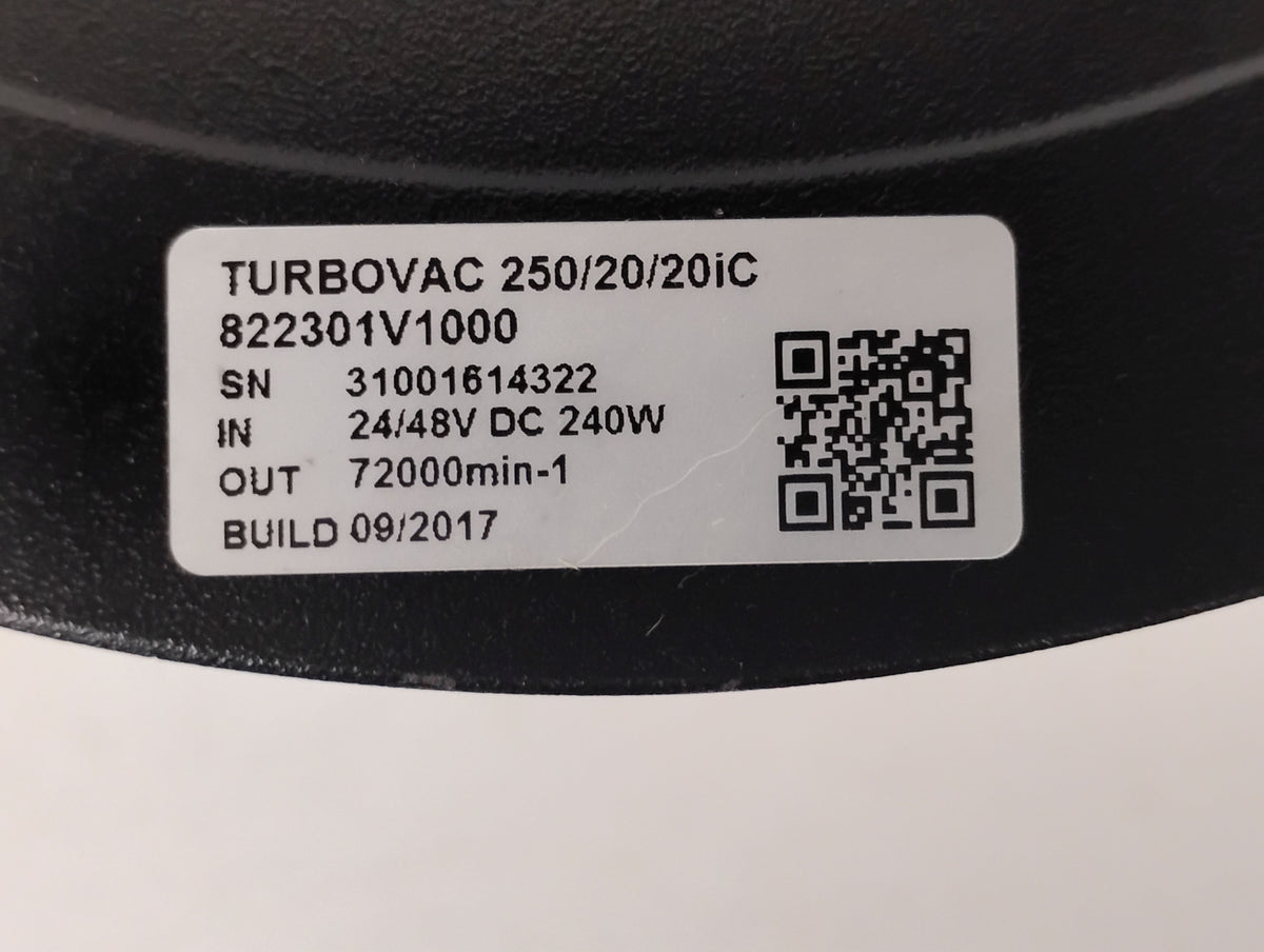 Leybold Turbovac 250/20/20iC 822301V1000 Vaccum Pump