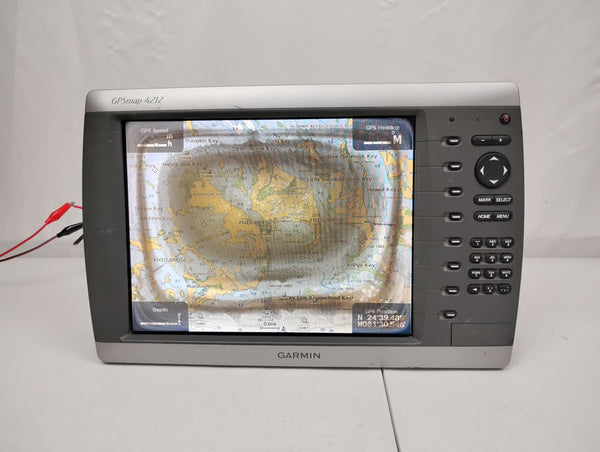Garmin GPSMAP 4212 GPS Chartplotter Display | Functional but Sun Damaged