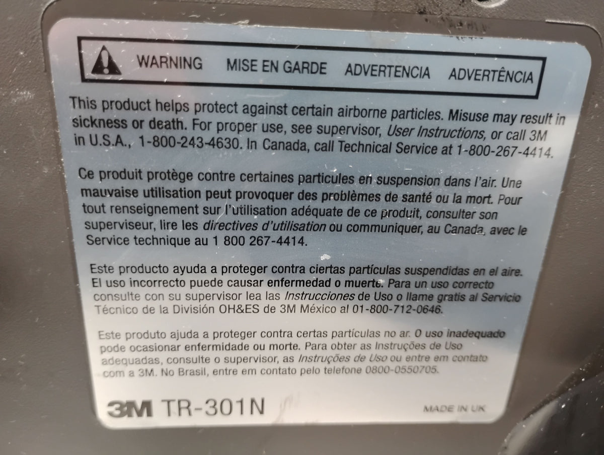 3M Versaflo TR-300 PAPR Powered Air Purifying Respirator