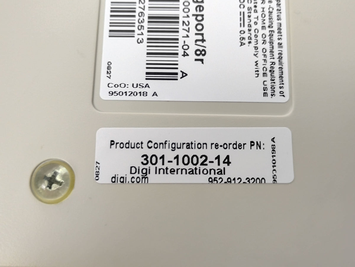 Digi 301-1002-14 Edgeport/8r USB to RJ45 Ethernet Converter | 50001271-04