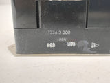 Klixon 7236-2-200 Aircraft Overload Sensor Circuit Breaker