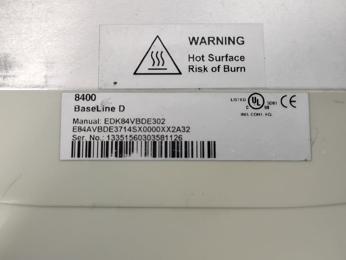 Lenze 8400 Series E84AVSCE3714SX0 Baseline D Frequency Inverter Drive