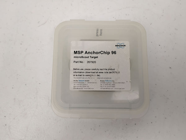 Bruker MSP AnchorChip 96 microScout Target | P/N: 267920
