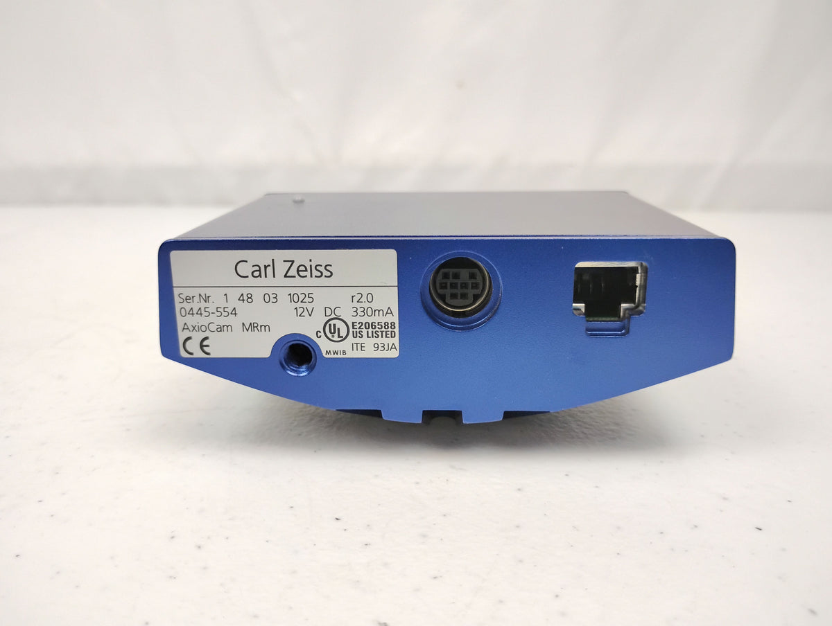 Carl Zeiss AxioCam r2.0 MRm Mono Microscope Camera 12v DC | P/N: 0445-554