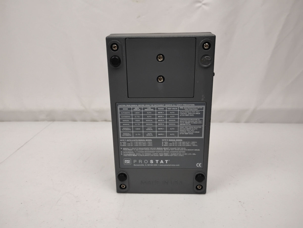 Prostat PRS-812 Surface Resistance Meter w/ Prostat PRS-800LB Probes