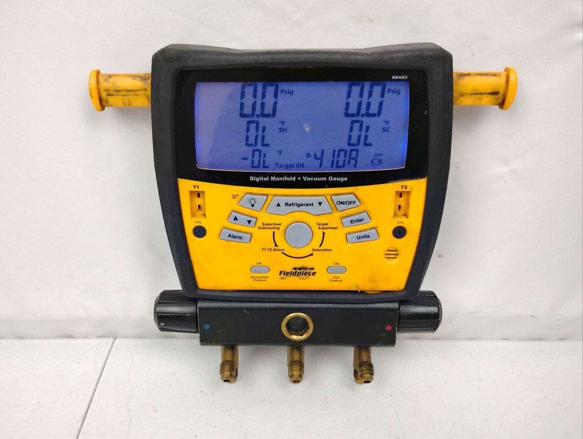 Fieldpiece SMAN3 3-Port HVAC Digital Manifold & Vacuum Gauge