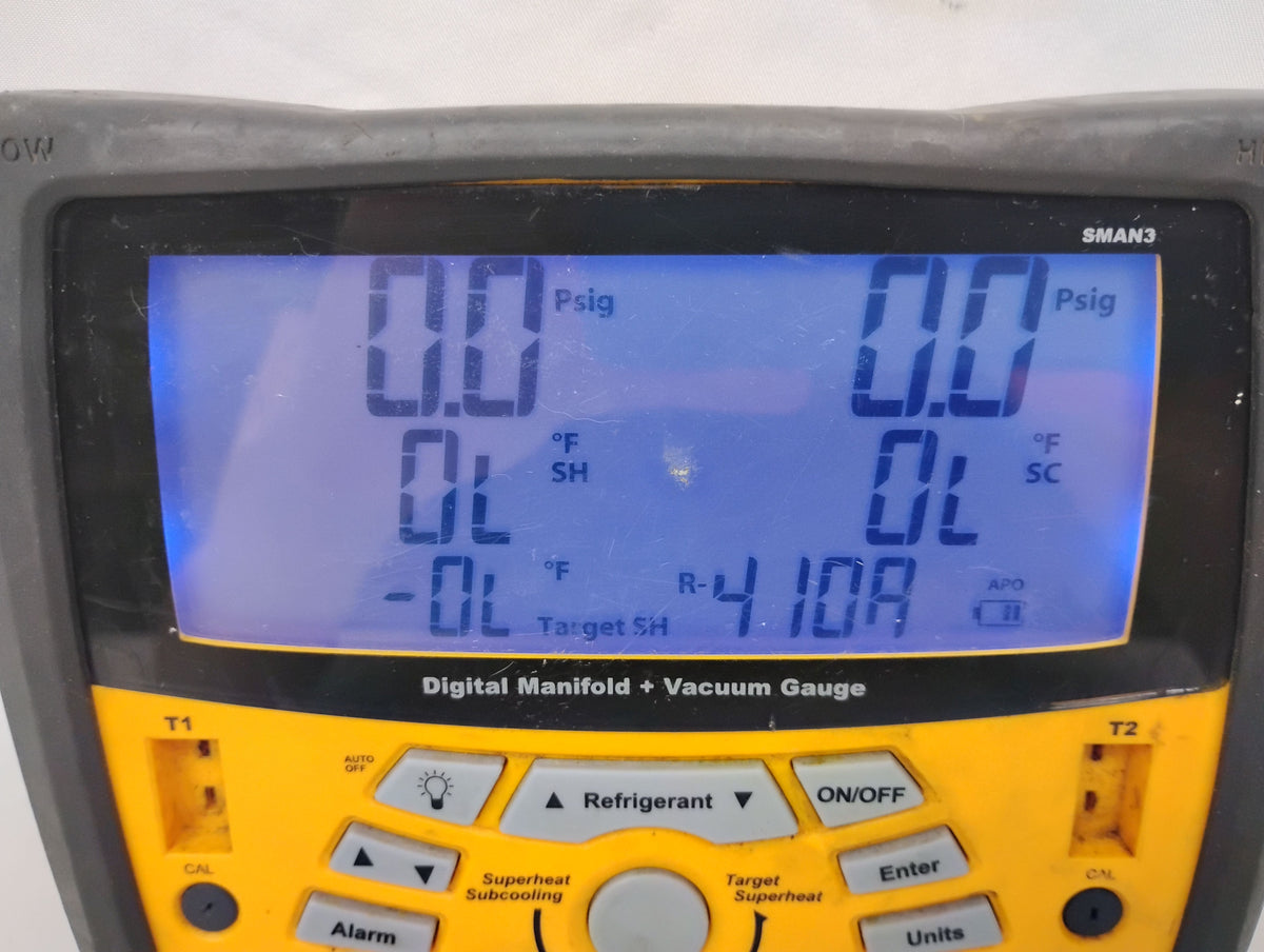 Fieldpiece SMAN3 3-Port HVAC Digital Manifold & Vacuum Gauge