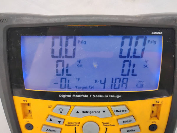 Fieldpiece SMAN3 3-Port HVAC Digital Manifold & Vacuum Gauge