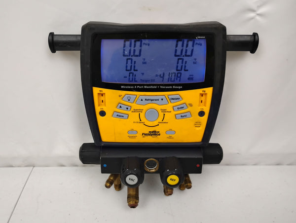 Fieldpiece SMAN4 4-Port HVAC Digital Manifold & Vacuum Gauge