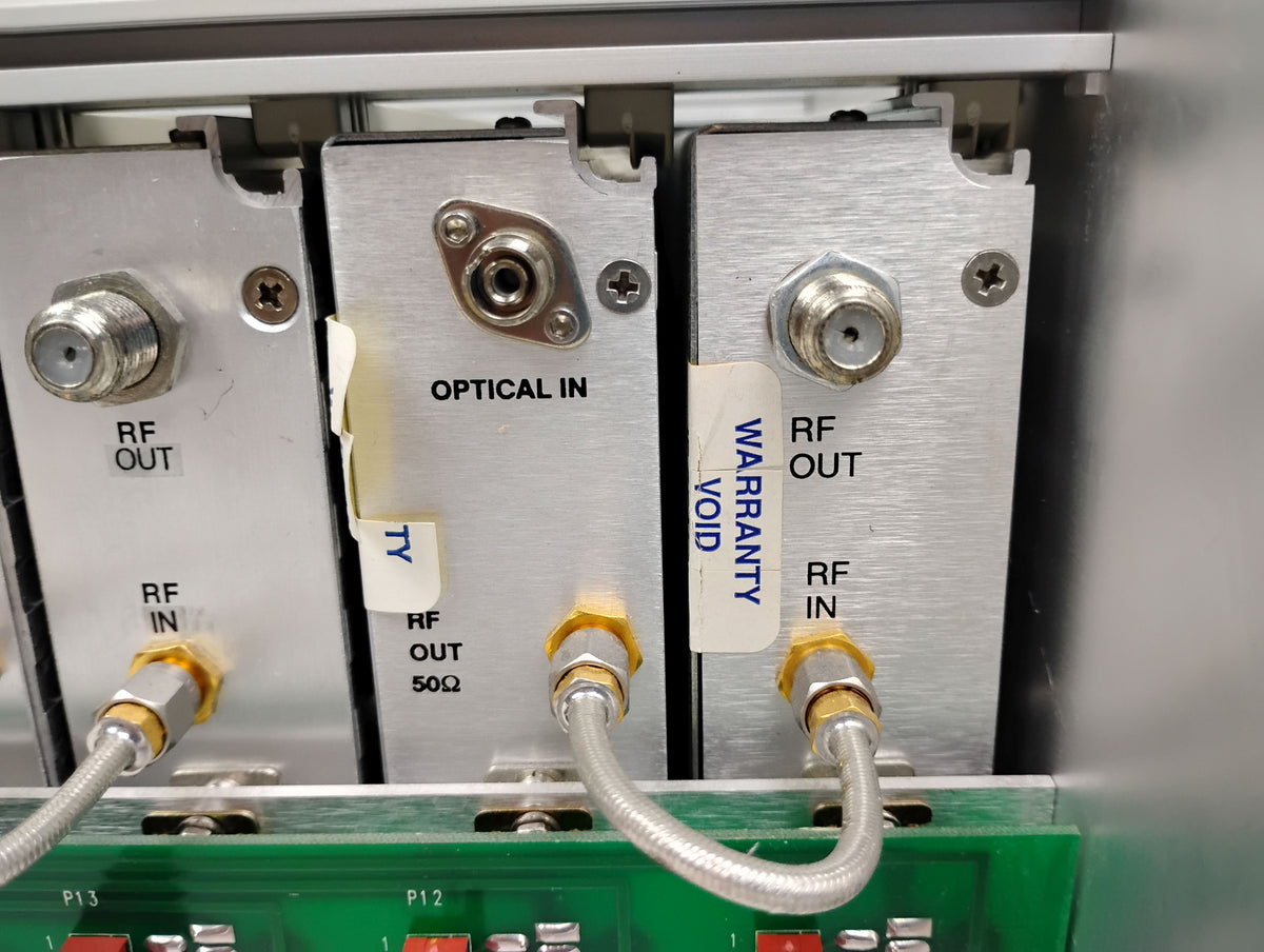 MDS Ortel Euronano Rack 19" | x3 10208A, x3 10408A, x1 10206A, x1 10406A, x1 10901B