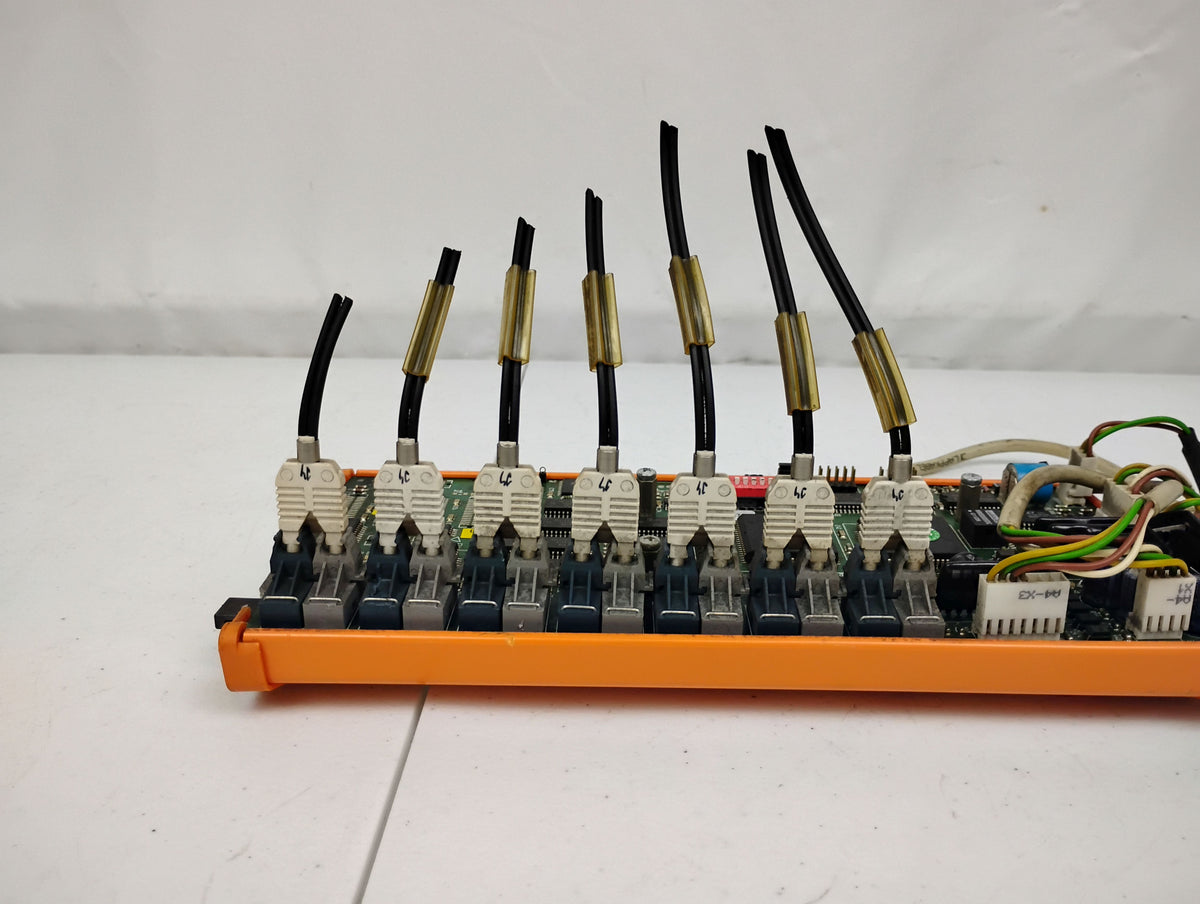 Emhart Tucker Weidmuller Platine E577B-C Rev 2.0 Robot Control Board w/ E486B 2Mb Battery Backup