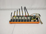 Emhart Tucker Weidmuller Platine E577B-C Rev 2.0 Robot Control Board w/ E486B 2Mb Battery Backup