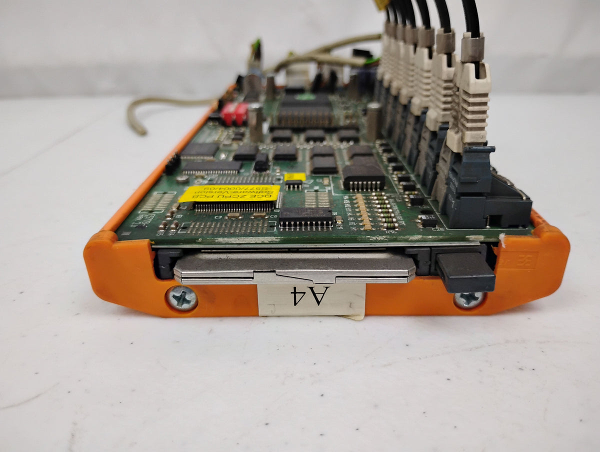 Emhart Tucker Weidmuller Platine E577B-C Rev 2.0 Robot Control Board w/ E486B 2Mb Battery Backup