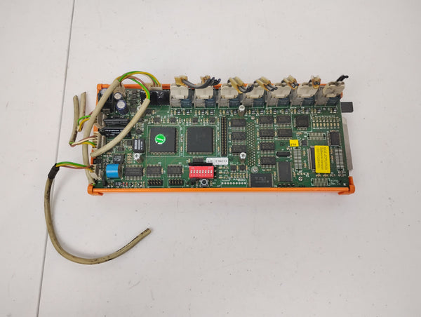 Emhart Tucker Weidmuller Platine E577B-C Rev 2.0 Robot Control Board w/ E486B 2Mb Battery Backup