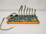 Emhart Tucker Weidmuller Platine E577B-C Rev 2.0 Robot Control Board w/ E486B 2Mb Battery Backup
