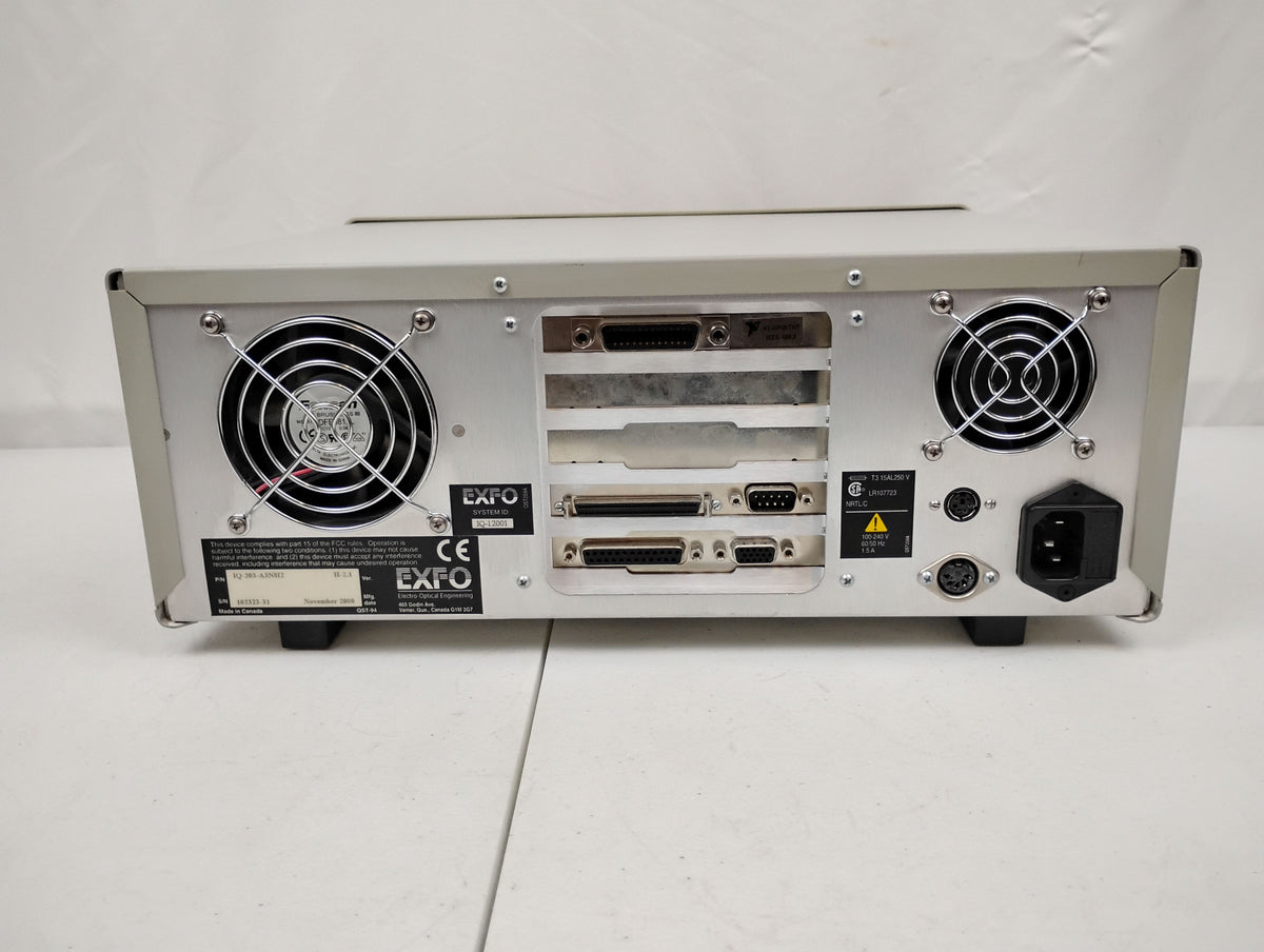 EXFO IQ-203 Optical Test System w/ IQ-1100, IQ-2100, & IQ-3200 | Powers Up
