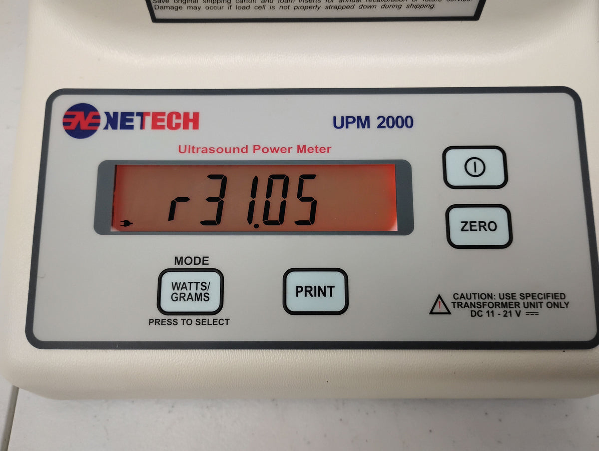 Netech UPM 2000 Ultrasound Power Meter Measurement System