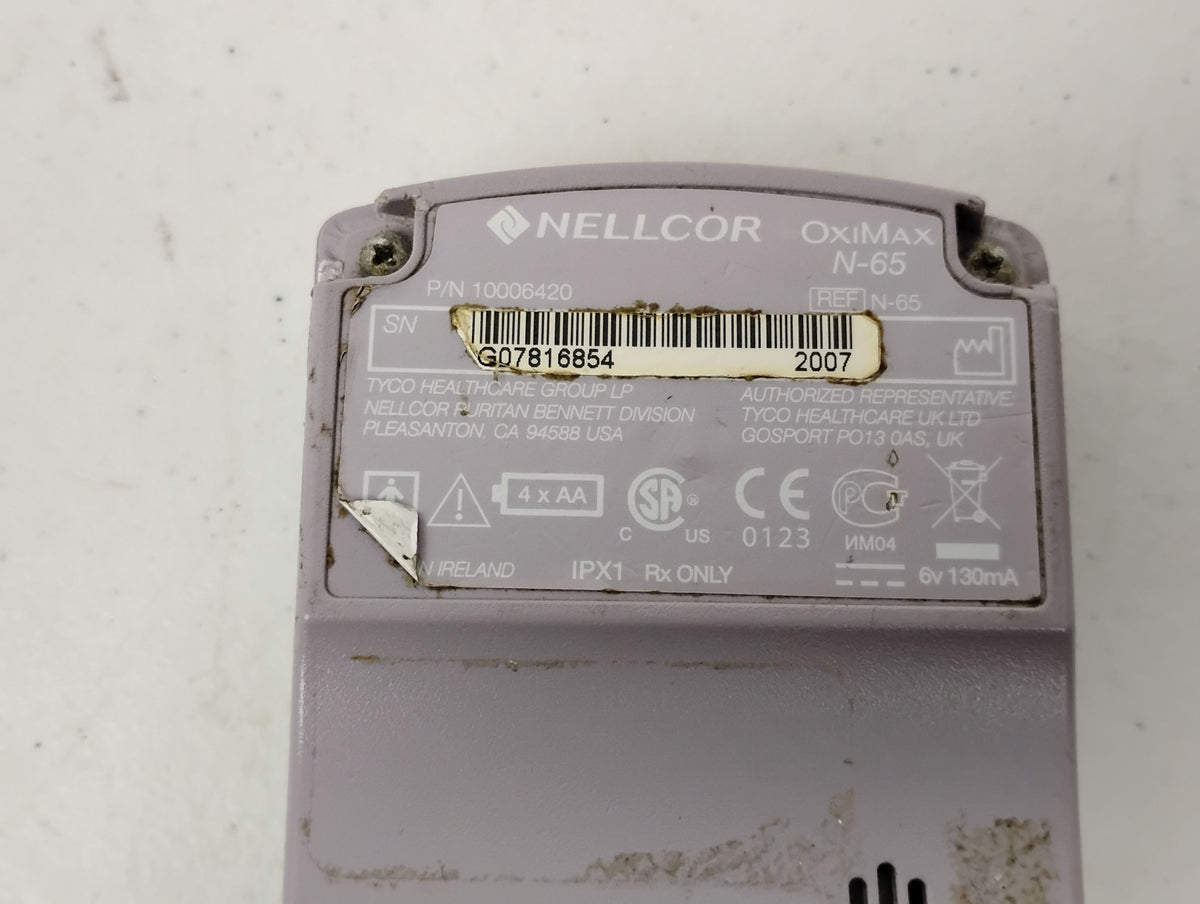 Nellcor N-65 OxiMax Handheld Pulse Oximeter