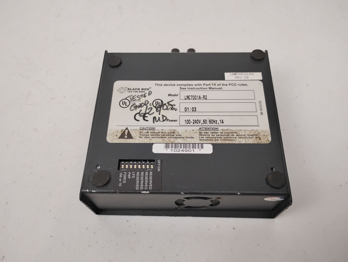 Black Box LMC7001A-R2 Compact Media Converter | 10/100Mbps