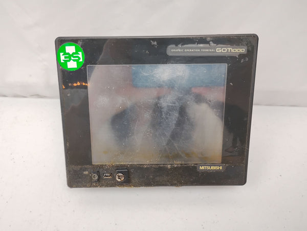 Mitsubishi GT1555-QTBD GOT1000 Operator Terminal w/ GT15-QBUS Interface Unit