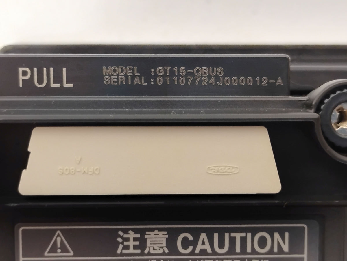 Mitsubishi GT1555-QTBD GOT1000 Operator Terminal w/ GT15-QBUS Interface Unit