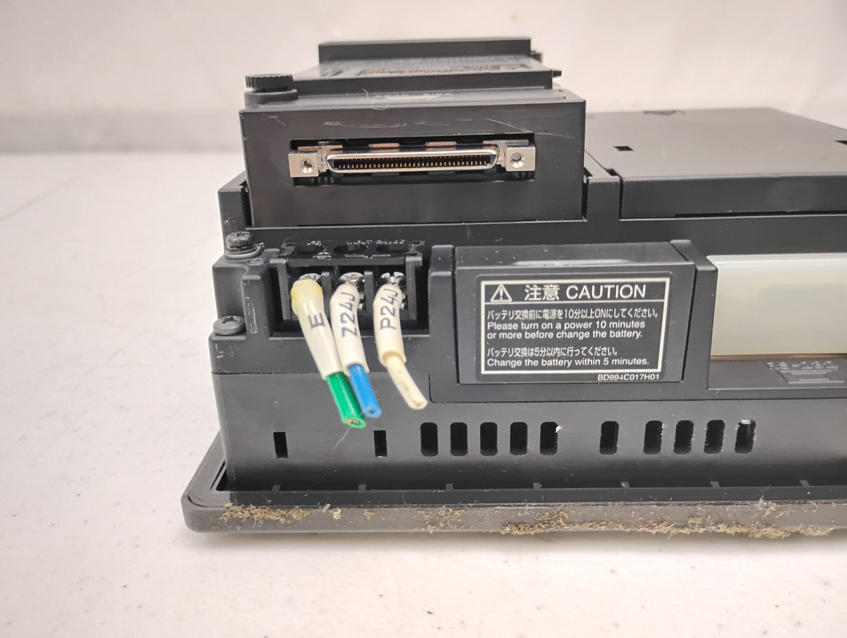 Mitsubishi GT1555-QTBD GOT1000 Operator Terminal w/ GT15-QBUS Interface Unit