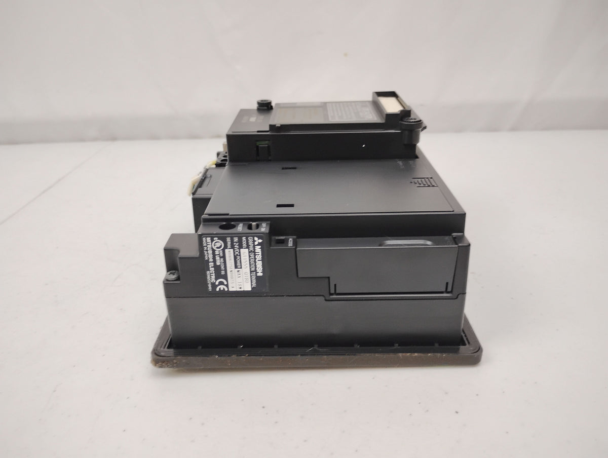 Mitsubishi GT1555-QTBD GOT1000 Operator Terminal w/ GT15-QBUS Interface Unit