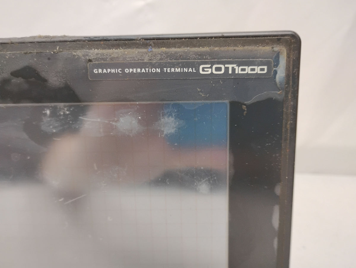 Mitsubishi GT1555-QTBD GOT1000 Operator Terminal w/ GT15-75QBUSL Interface Unit