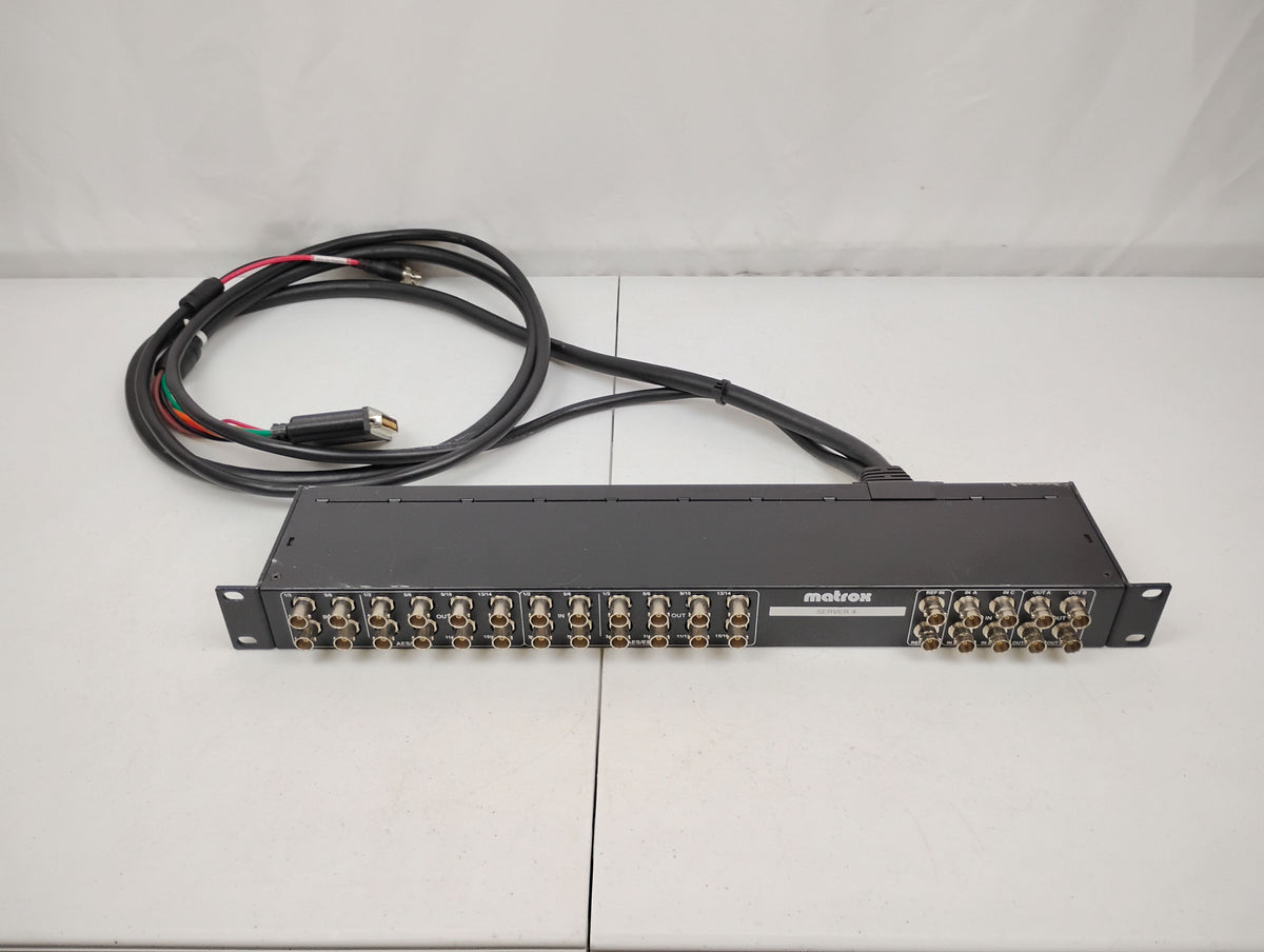 Matrox XMIO2/BOB Breakout Box HD/SD BNC Connectors.| P/N: 63039621908