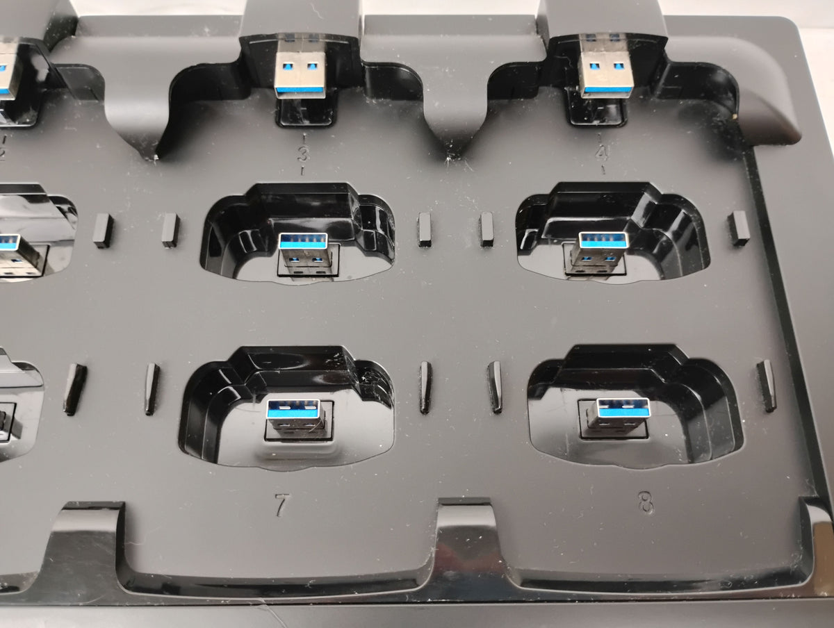 Shure MXWNCS8 8-Port Charging Station with x8 MXW6/C Z10 Transmitter Microphones