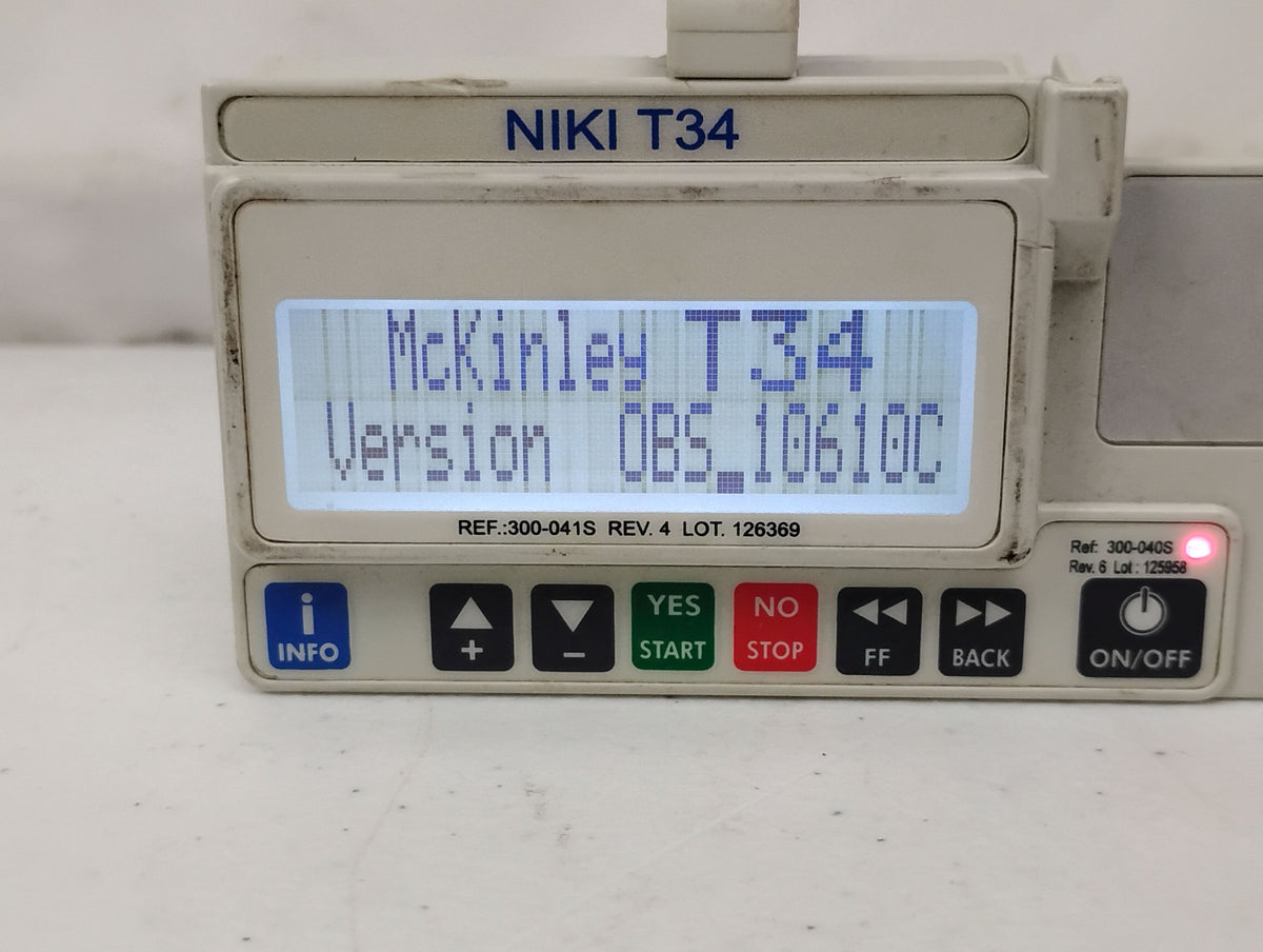 CME McKinley T34 CME Ambulatory Syringe Driver Pump | Niki T34