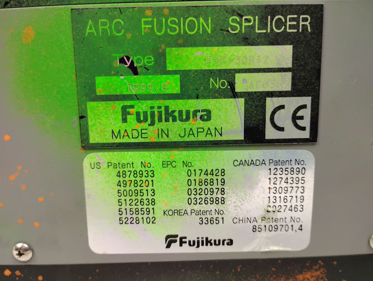 Fujikura FSM-30R Ribbon Fusion Splicer | P/N: FSM-30R12