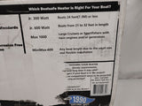 BoatSafe 1000W Boat Engine Compartment Heater | P/N: BSAT-1000 Rev: 1