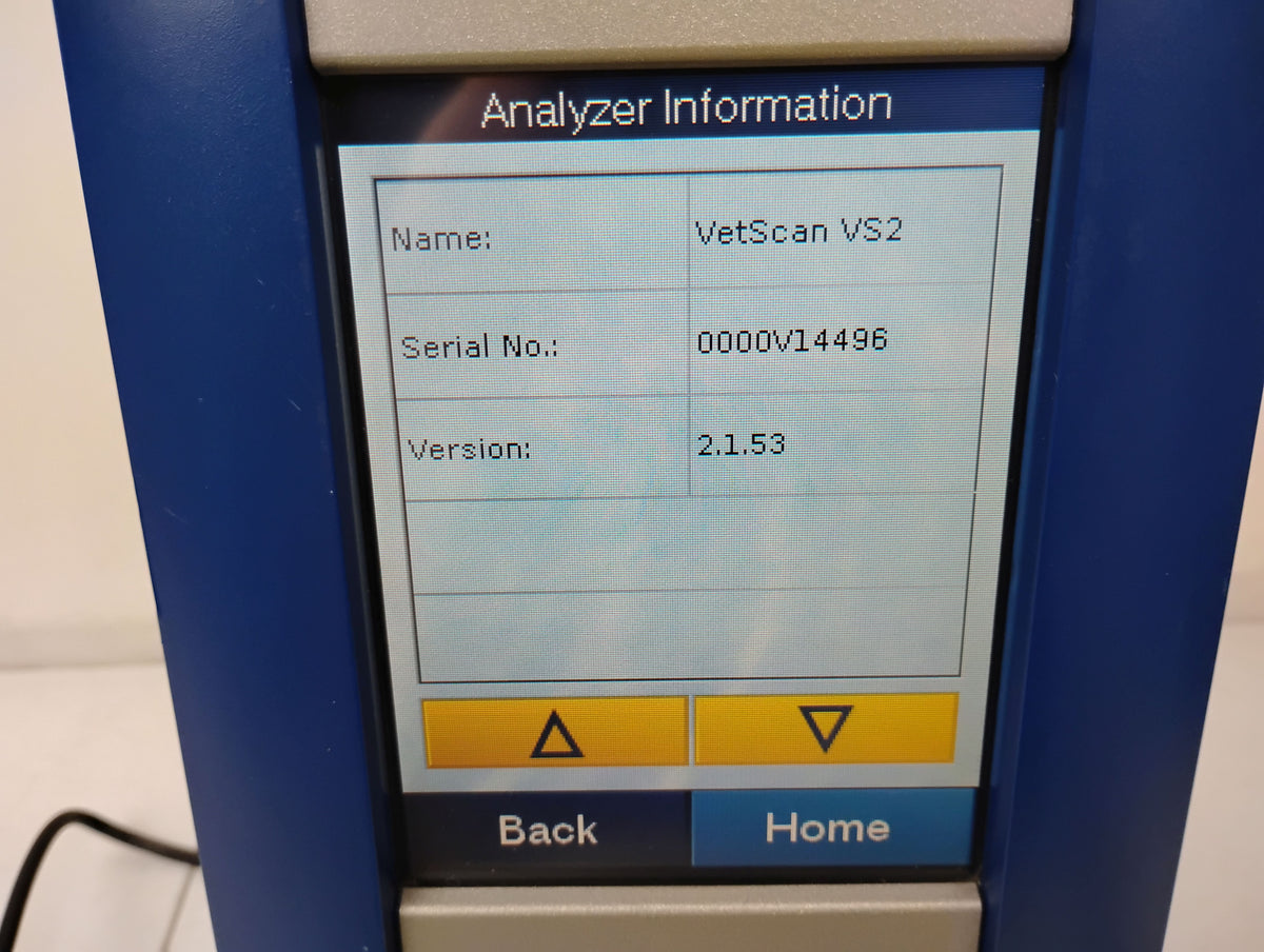 Abaxis VetScan VS2 Veterinary Blood Chemistry Analyzer 1200-1000