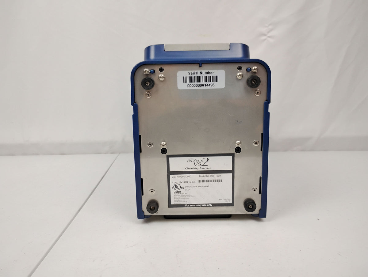 Abaxis VetScan VS2 Veterinary Blood Chemistry Analyzer 1200-1000