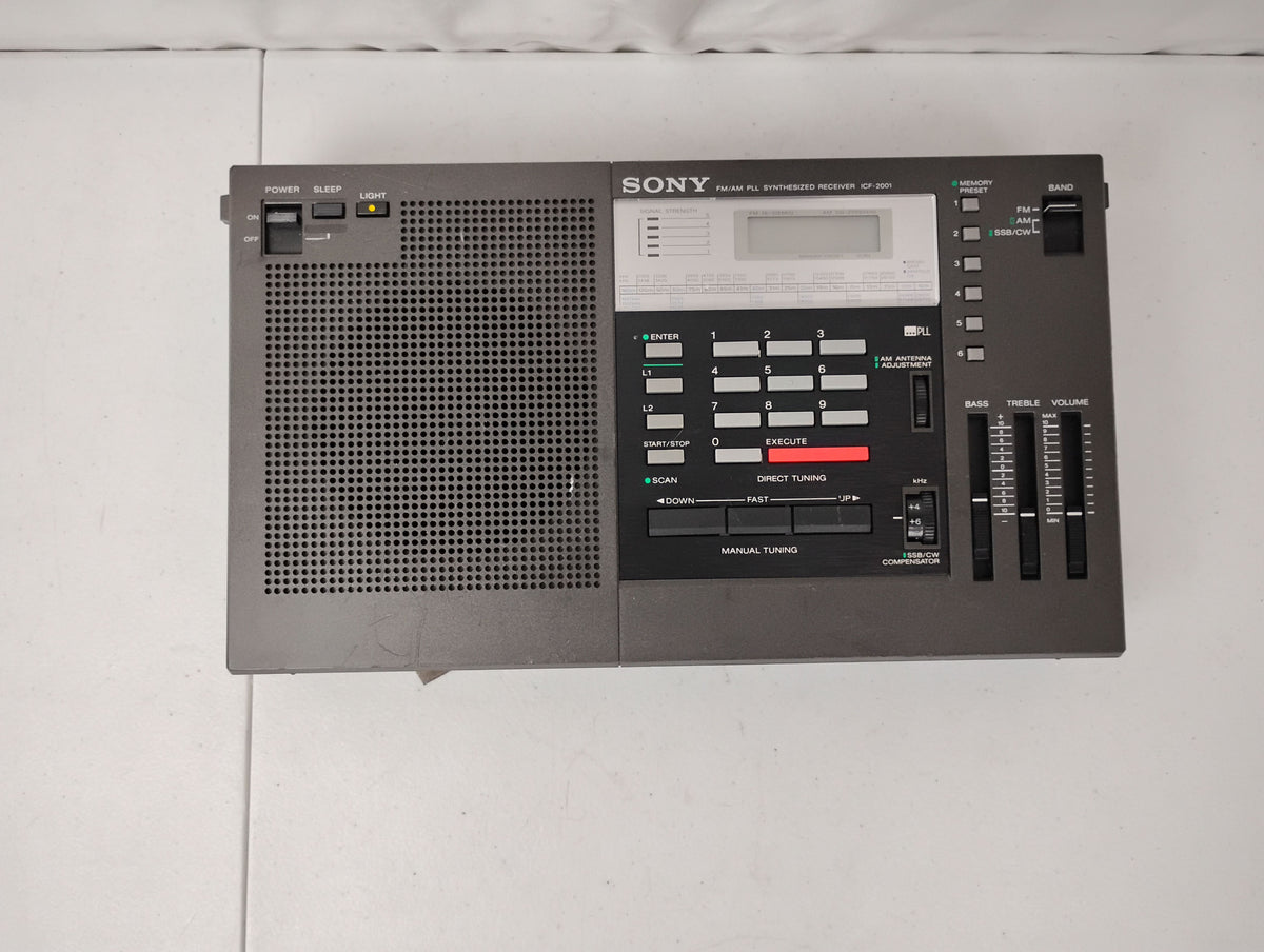 Sony ICF-2001D FM/AM Synthesized Radio Receiver