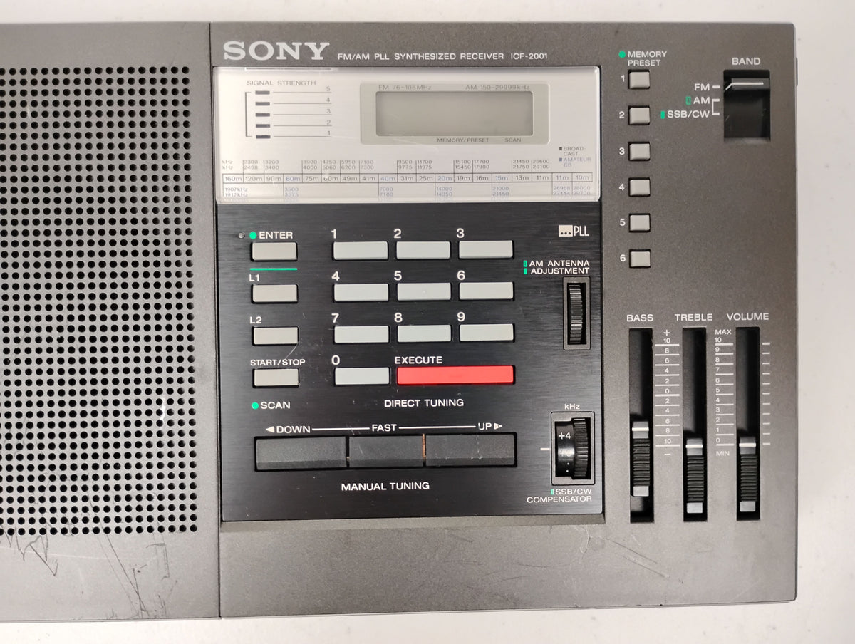 Sony ICF-2001D FM/AM Synthesized Radio Receiver