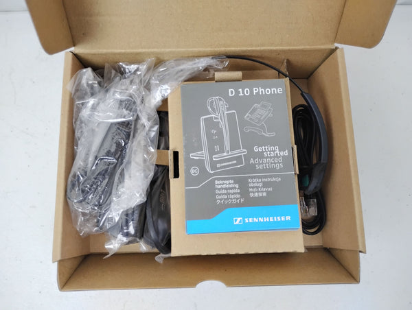 Sennheiser D10 Phone Wireless DECT Headset w/ Base | P/N: 506410